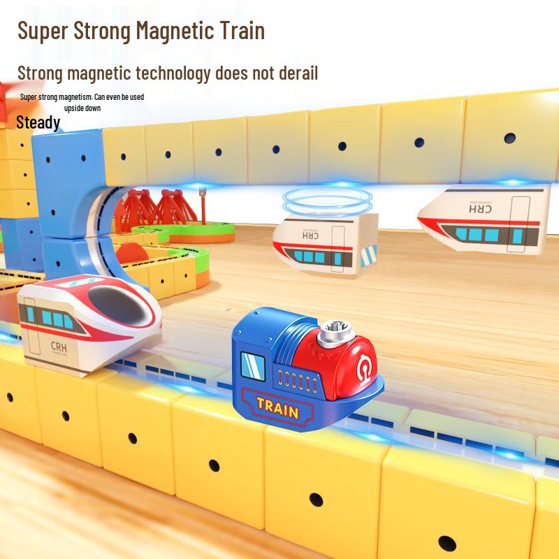 Versatile Magnetic 3D Track Car: Children's High-Speed Electric Rail Toy