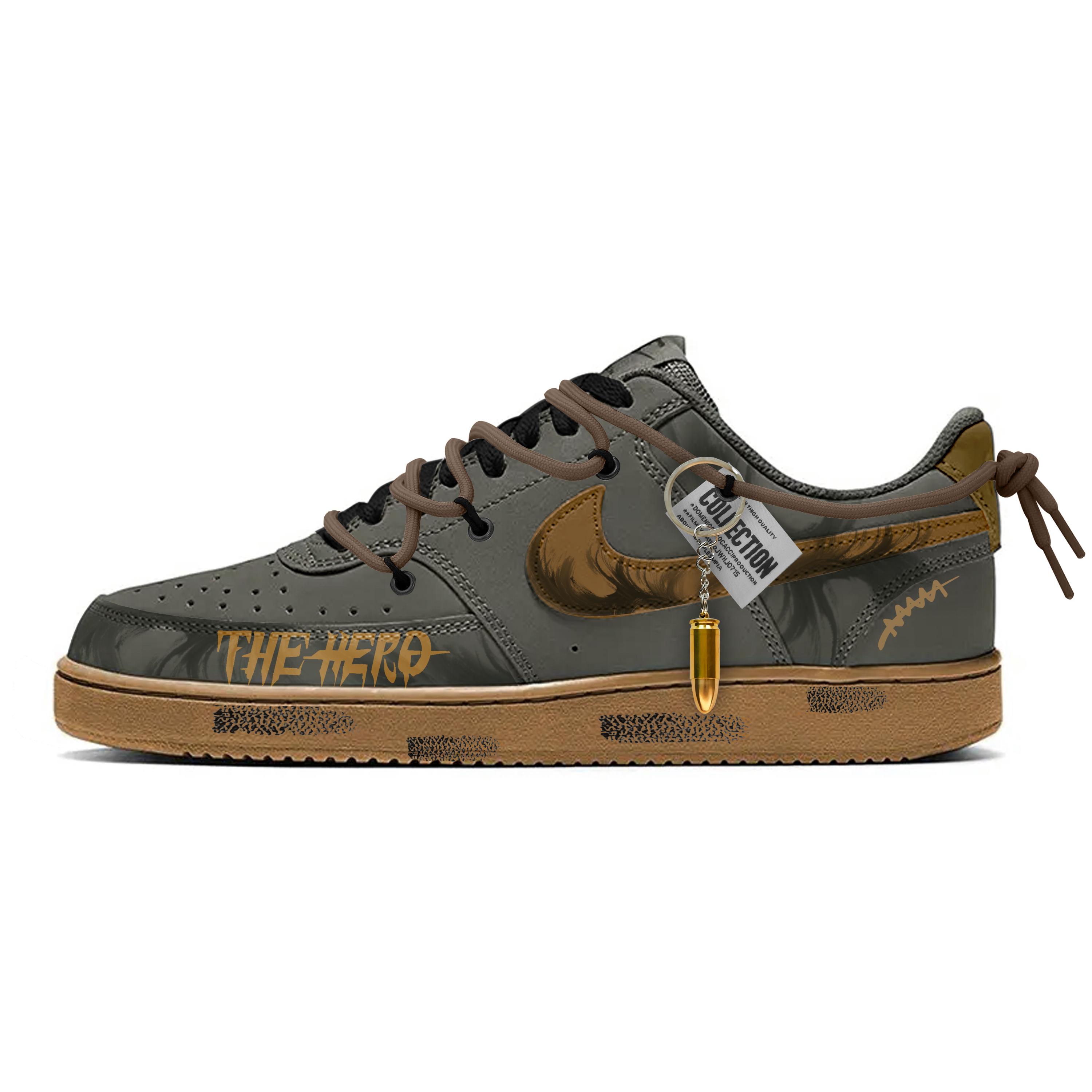 

Nike Court Vision 1 Final Chapter Shell Abrasion Resistant Low top Skateboard Shoes Men s Jasper CD5463-300(Team459-) 45