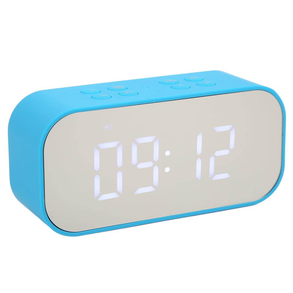 Alarm Clock Mirror Electronic Intelligent Noise Reduction 45MM Loudspeaker Double Speaker Digital