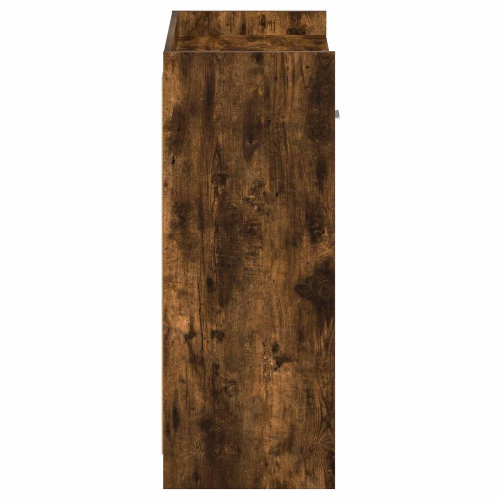 Shoe Cabinet Smoked Oak 73.5 x 36 x 92 cm Engineered Wood