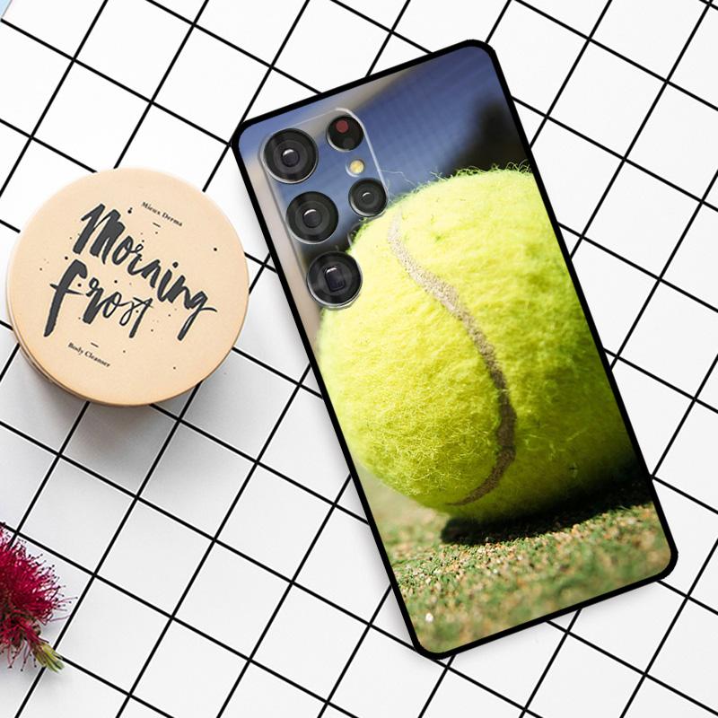 Tennis tennis racket Case For Samsung Galaxy S24 FE S21 S22 S23 S25 Ultra S9 S10 Plus S20 FE S25 FE Phone Cover