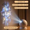 Decorative Projection Device Ocean Theme Projector Light for Kids Room, Rotating Night Light, Adjustable Angle & Brightness, Dynamic LED Atmosphere