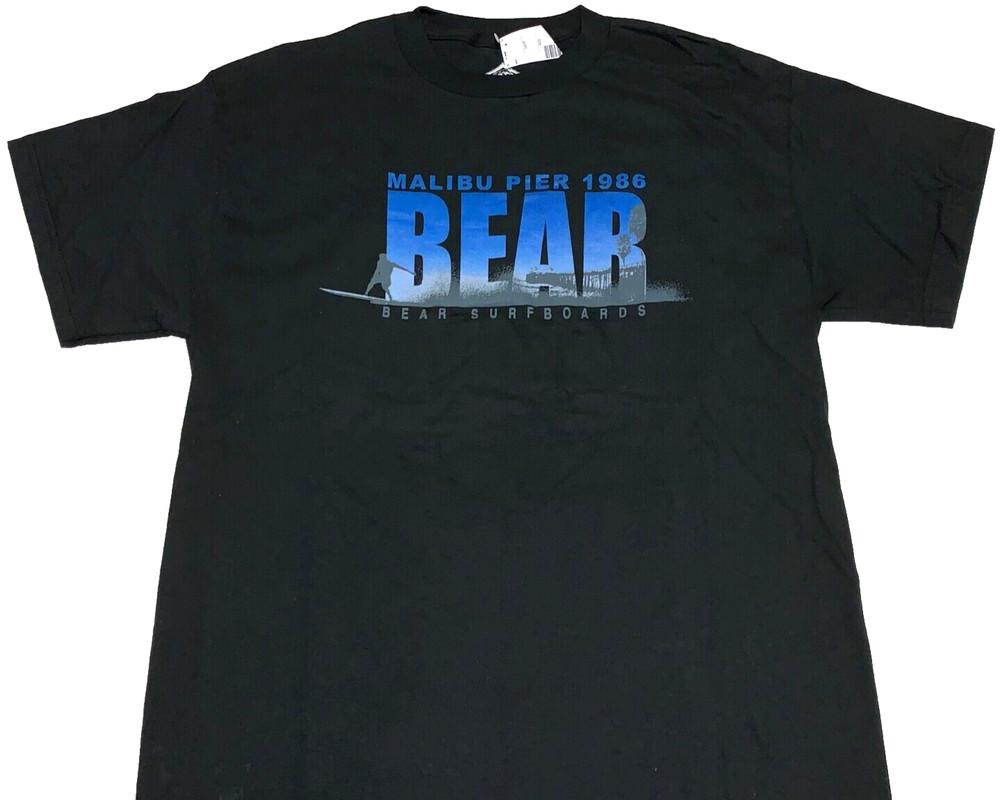 

Rare! Vintage 2010s Bear Surfboards Malibu Pier Surfing T-Shirt New! NWT LARGE Unisex T-Shirt M