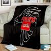 Aprilia motorcycle logo printed Flannel Blanket Fashion Warm Lightweight Living room Bedroom Sofa Bed For Picnic Blanket