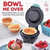 350W 110/220V Egg Tart Machine Mini Breakfast Waffle Bowls Machine Household Nonstick Ice Cream Bowls Maker