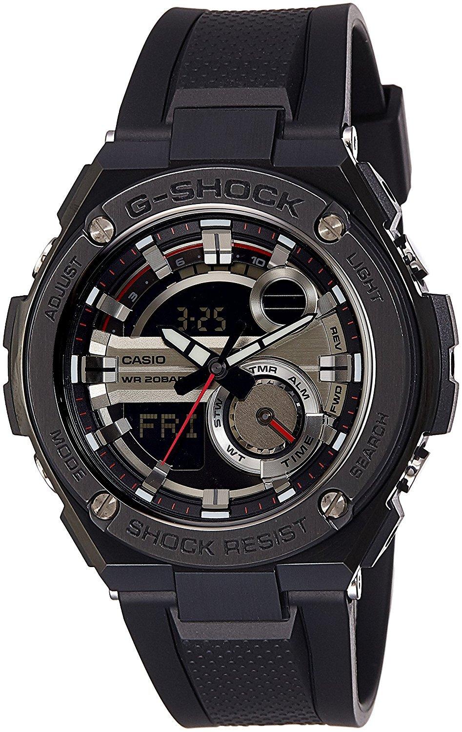 

CASIO Watch Black Rubber Quartz Watch Quartz [Casio] Men s G-Shock GST210B-1A GST-210B-1ADR Men s [Item]