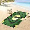 Soaring bats moonlight dance Print beach towel, quick drying, suitable for travel, outdoor sports, jogging, the beach and swimming, gift