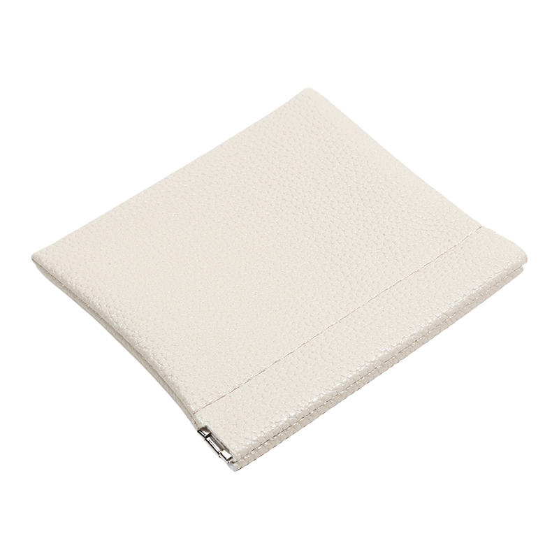 Self-closing PU Leather Coin Purse Passport Driver's License Document Holder Data Cable Cosmetic Bag Lipstick Storage