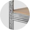 Metalowy Regał Magazynowy Zestaw 2 Szt. 150 X 75 X 30 Cm Humberg Hr-810