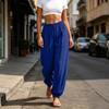 Damen High Waist Jogginghose Farbe Elastischer Bund Lässige Tapered Beine Bequeme Lockere Passform für Tägliches Tragen und Gebrauch