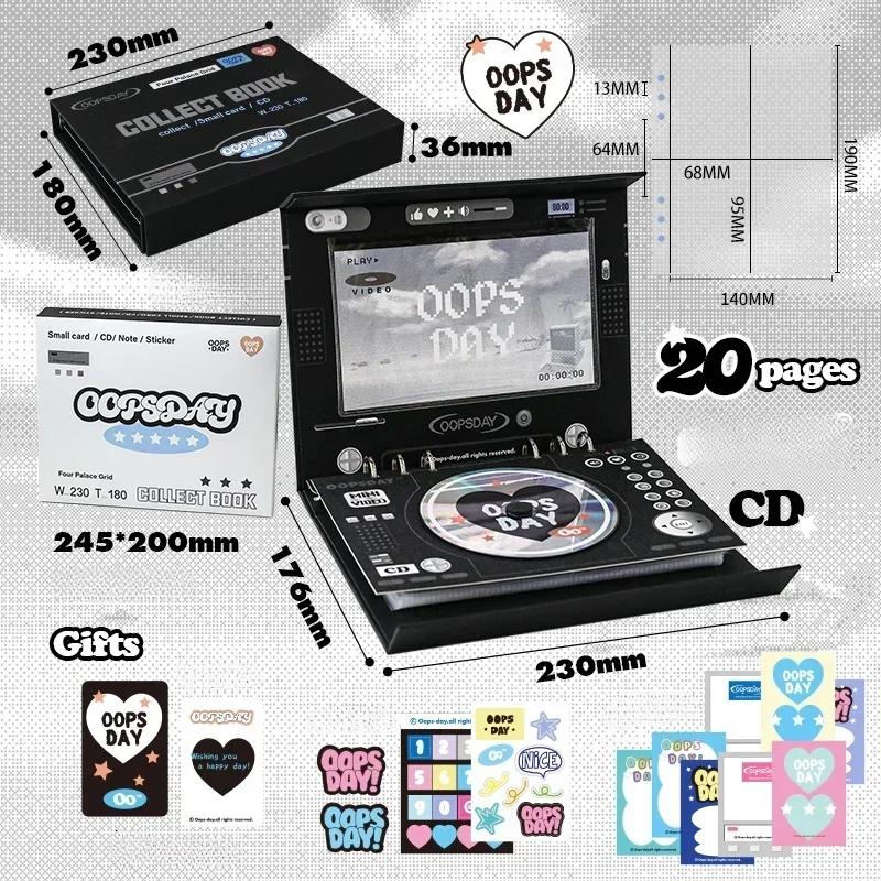Retro Y2K Style Game Machine Shape Picture Album Kpop Idol Card Binder 3 Inch Card Collection Book for Students Gifts 2025 New