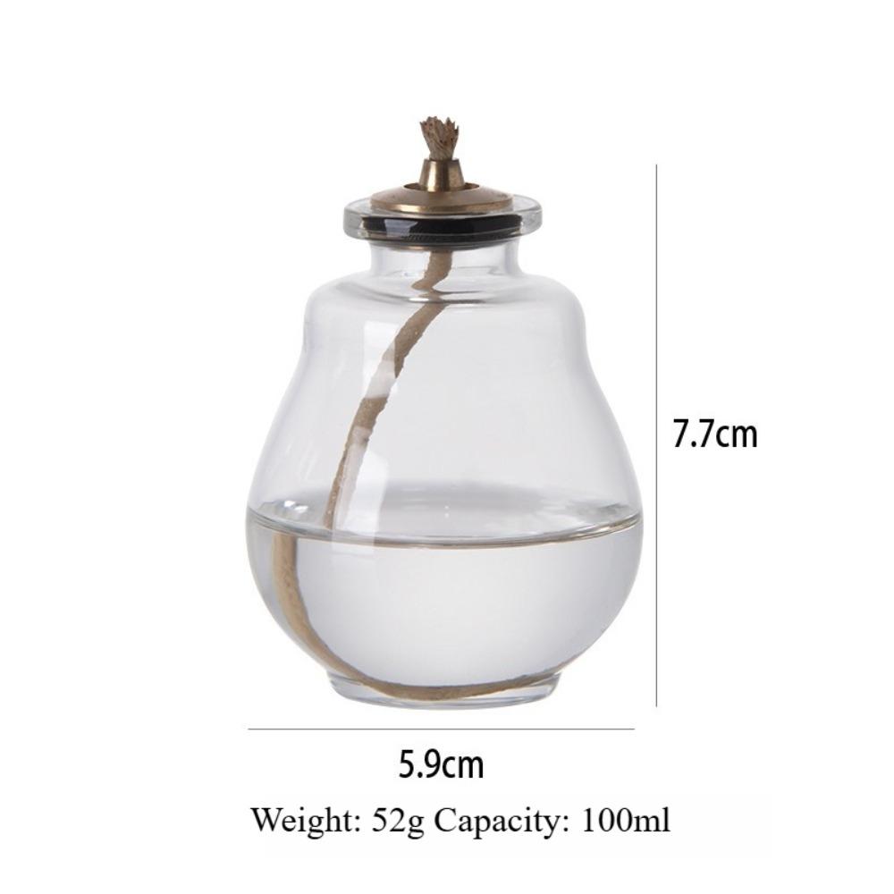 Креативные ароматерапевтические свечи Стеклянные Цветные Маленькие Масляные Лампы Современные Домашние Декоративные Украшения Внутренние Наружные Масляные Лампы