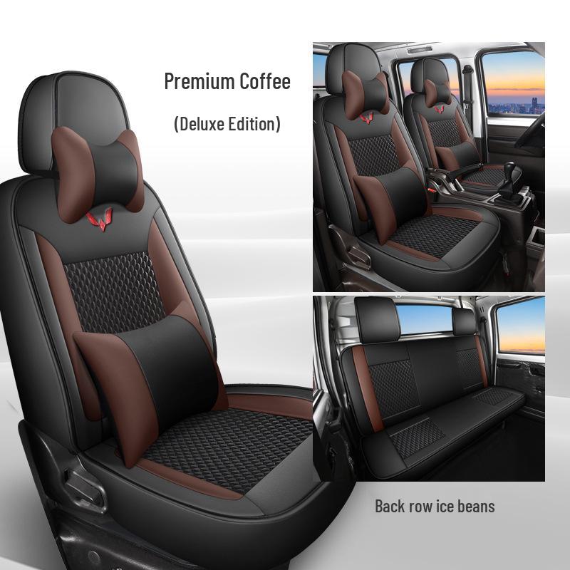 Wuling New Card Truck Seat Cushion - Ice Bean, All-Season Set