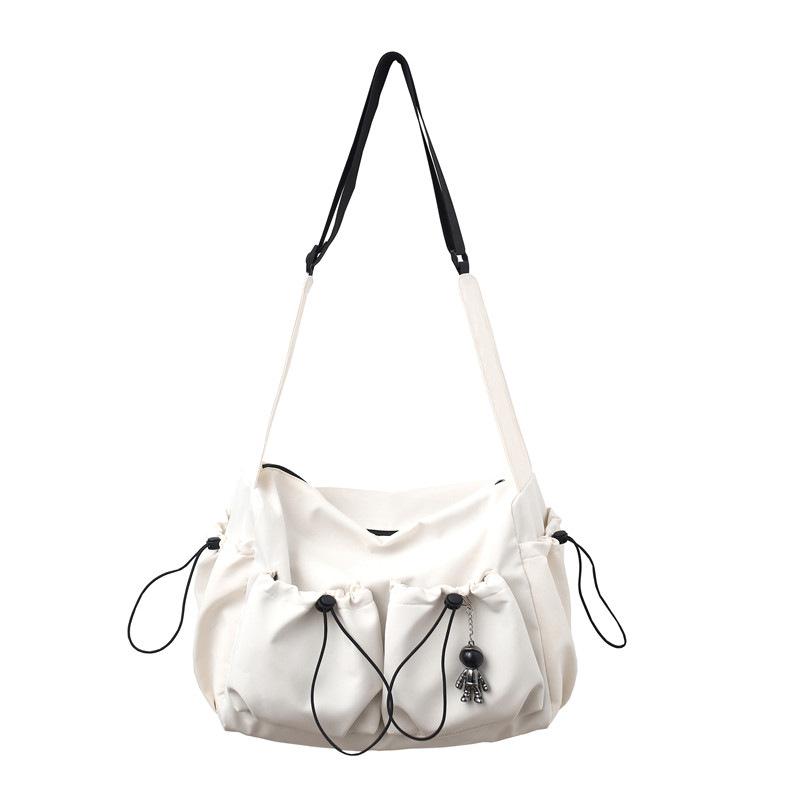 

Women s Bag Crossbody Bag Japanese Satchel Shoulder Bag Mechanical Work Bag Tide Satchel Bags Bags Street Trend білий