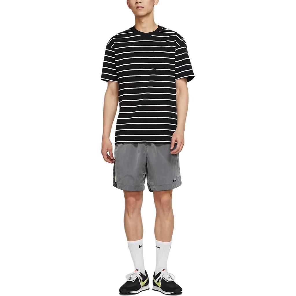 Nike Sportswear Essentials Comfortable Soft Woven Skin-Friendly Versatile Sports Casual Shorts Men Shorts Particle-Grey Sail Ice-Silver DD7040-073