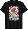 Japansk mecha anime Robot Kanagawa stora våg manga T-shirt Unisex T-shirt