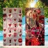 Modisches Getränk C-Coca-C-Cola-S Handtuch für Schwimmen Yoga Fitnessstudio Schnelltrocknend Weich und hautfreundlich Strandtücher Ganzjahres
