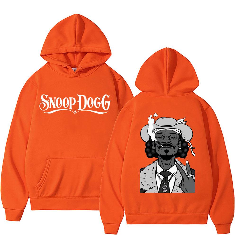 Rapper Snoop Dogg Graphic Hoodie Men's Hip Hop Fashion Style Funny Hoodies Unisex Oversized Sweatshirt