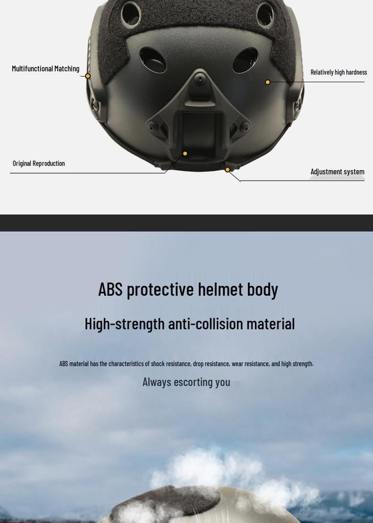 FAST Tactical Helmet - Outdoor Sports & Military Protection for Cycling & Climbing Fans