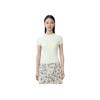 SKIMS Soft Slim Fit Comfortable Crew Neck Short Sleeve T-Shirt Women Tops Spearmint SP-TSH-0638-SPN