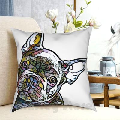 Frenchie Pillow Case Printed Home Soft Throw Pillow Frenchie Dog French Bulldog Pet Puppy