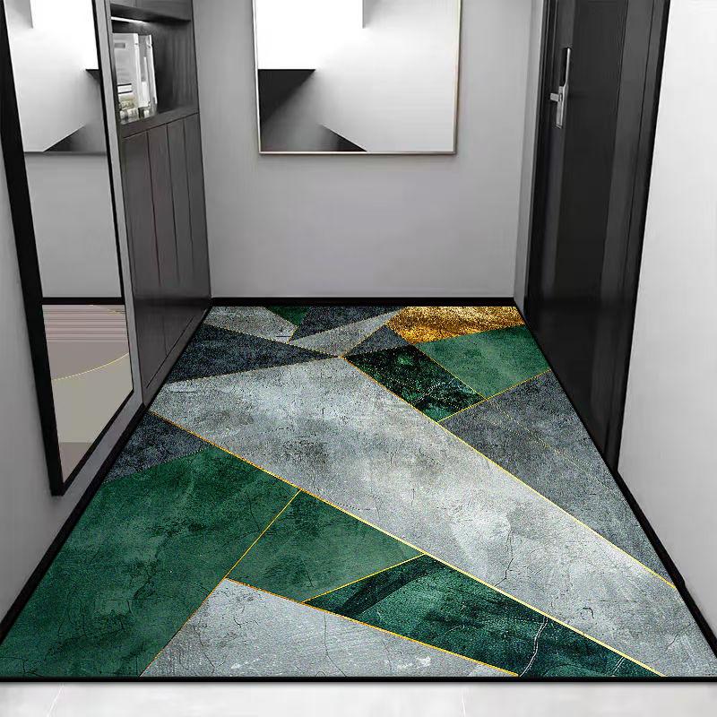 Nordic Geometric Style Carpet Luxury Bedroom Decoration Rugs Sofa Side Carpets for Living Room Lounge Short Velvet Floor Mat