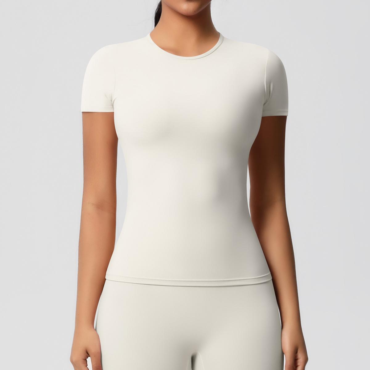 

Women s Double-Sided Brushed Sports T-Shirt for Running and Yoga Large