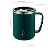 Leakproof Travel Coffee Mug With Lid Handle Thermal Flask Insulated Tea Cup
