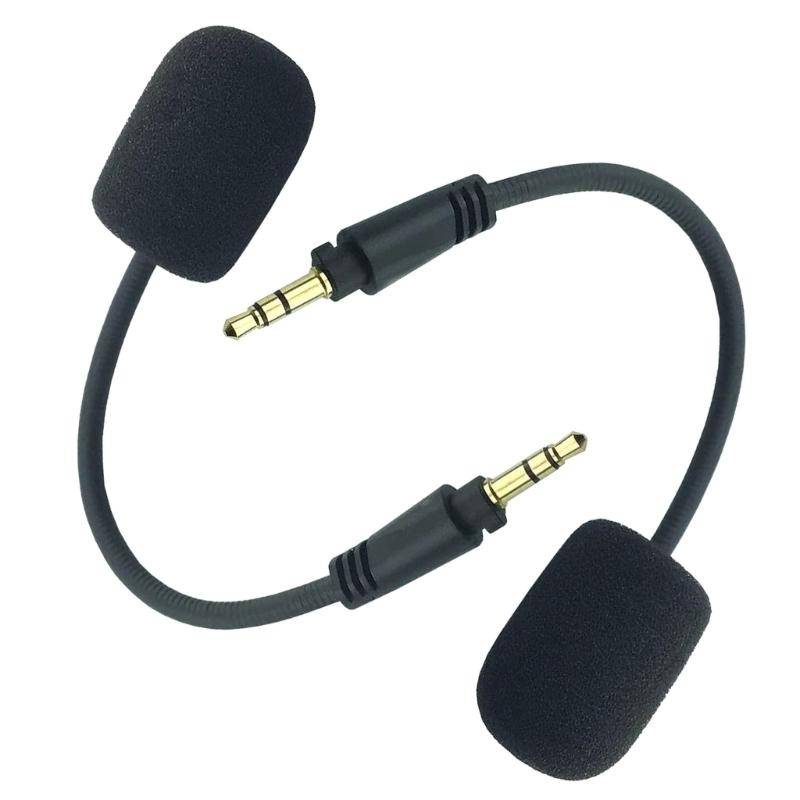 Universal Gaming Headsets Mic Quick Plugs Design Compatible Multiple Devices Auditory