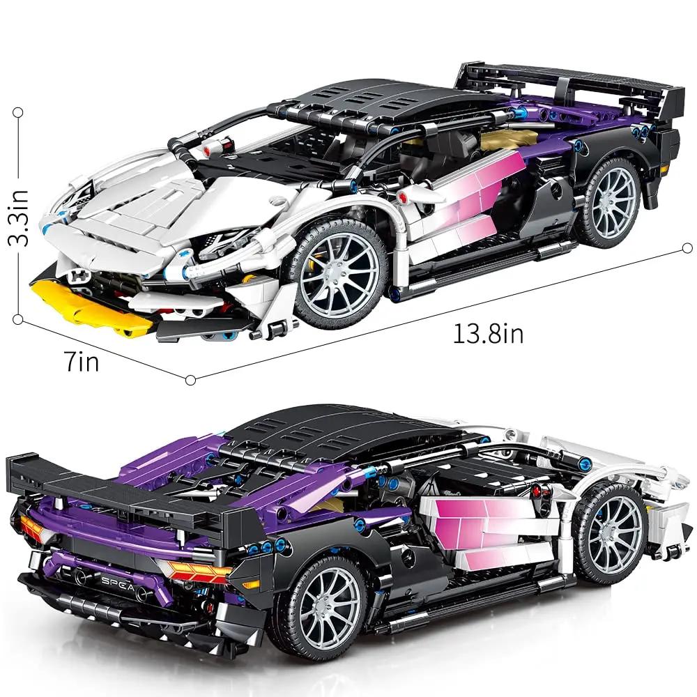 Sports Car Building Blocks Toys Adults Kits Car Home Decoration Crafts Craft Toys DIY Toys Animation Derivatives Children Toys