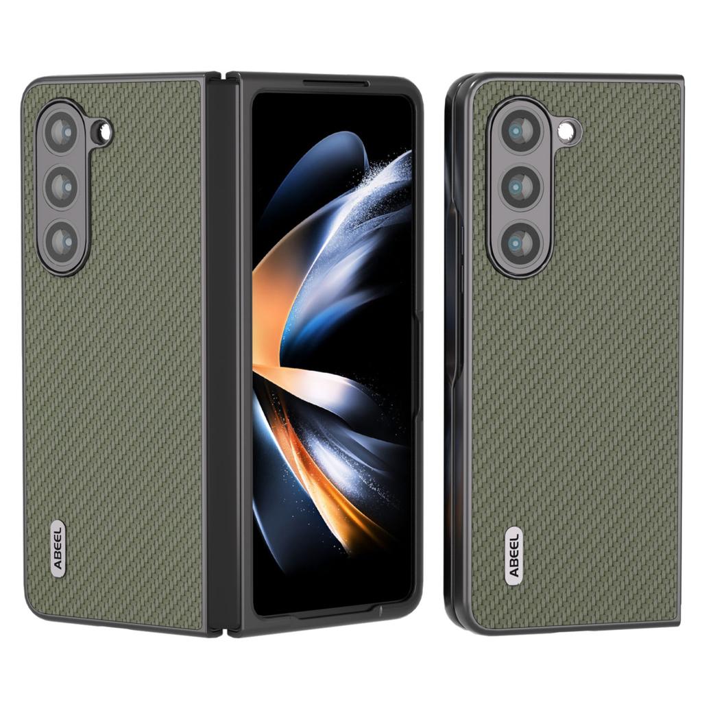 ABEEL For Samsung Galaxy Z Fold6 5G Phone Case Carbon Fiber Texture Protective Shell