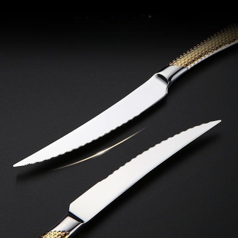 Kitchen Tableware Cutlery Set Cutlery Set Stainless Steel Luxury Dinnerware Fork Spoon Knife Western Dinner Set Gold