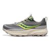 SAUCONY Peregrine 13 Comfortable Low-Top Trail Running Shoes Men Sneaker Gray Green S20838-75
