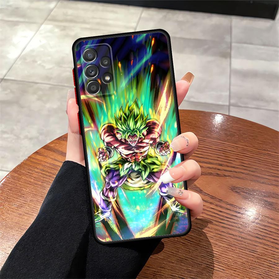 

Dragon Ball Broli Goku Back Phone Cover Case for Samsung Galaxy A05 A13 A30 Note 20 Ultra 10+ 9 8 A06 A12 A15 A16 A70 A14 A50 Galaxy A50