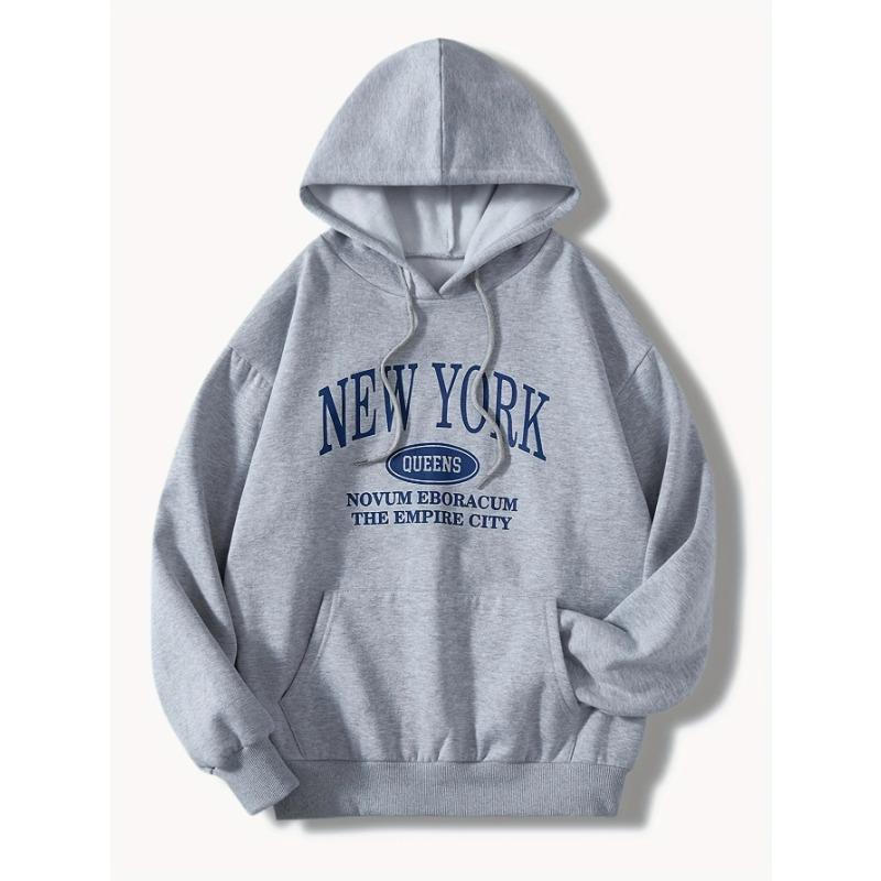 

Женская шикарная толстовка с капюшоном с буквенным принтом, свободный крой, регулируемый шнурок, модная повседневная уличная одежда для повседневного стиля, толстовки и свитшоты для мужчин XXXL серый