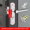 Security Focused Bathroom Door Lock Stainless Steel Construction for Longevity