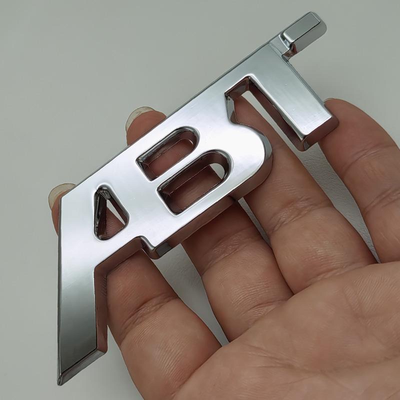 3D Metal Car Fender Trunk Body Tailgate Emblem Badge ABT Logo Decal Sticker