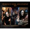 Black Long-Haired Skull Mask, Perfect for Holiday Parties, Halloween Pranks, Masquerade Balls, and Carnival Parties, Made of Latex