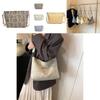 Stylish Commuter Tote Bag 2024 New Striped Design For Women In Versatile Colors