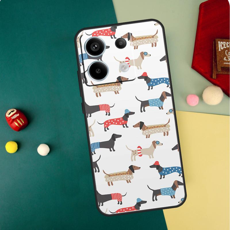 

Dachshund Sausage Dog Case For Xiaomi Redmi Note 13 14 12 11 10 Pro 11S 12S Redmi 13 15 14C 13C 15C 10C 12C Funda Redmi Note 14 Pro 5G