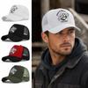 Two Tone Mesh Trucker Hat Breathable Outdoor Sun Hat Vintage Summer Baseball Cap  For Men