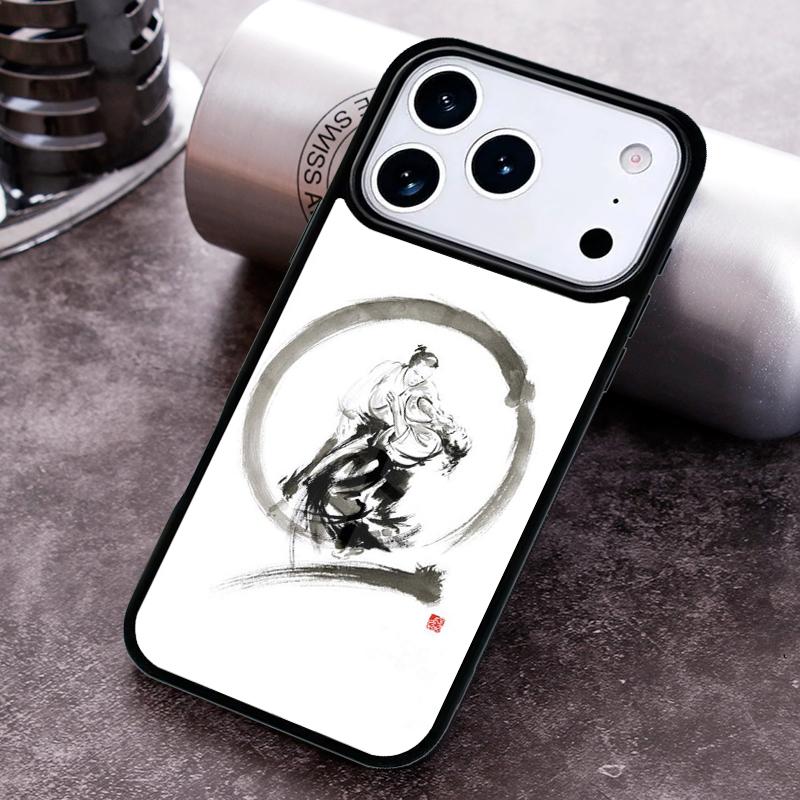 Aikido Japanese Martial Phone Case For iPhone 17 16 15 14 13 12 11 Pro Max Plus 17Air Soft Silicone Cover