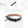 Breasted Fashion Double Design Women Waist Belt And Butterfly Metal Chain Decor