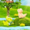 Micro Landscape Ornament Mini Dinosaur Resin Figurines Forest Theme Miniature Decor