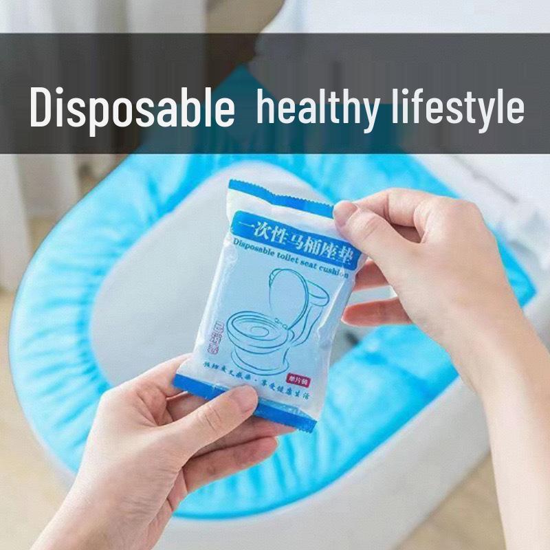 Indywidualnie pakowane jednorazowe nakładki na deskę sedesową do hoteli i podróży - Gruba, pełne pokrycie papierowa poduszka