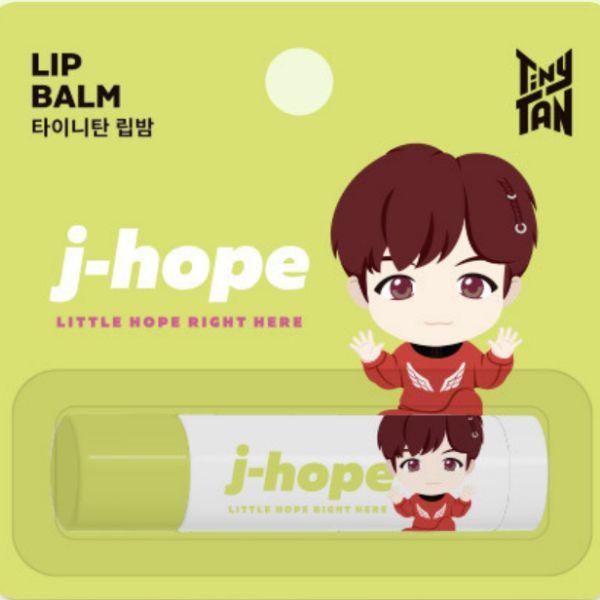 Monami TinyTAN BTS Lip Balm Flavor Moisturizing Lip Care 4g, J-HOPE-Unscented