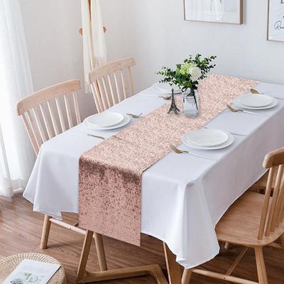Sequin Table Runner 12x71 Inches Glitter Table Runner Party Table Decoration for Birthday Wedding Baby Shower Dinner Party