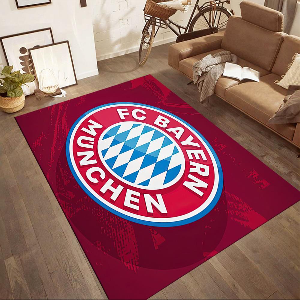 Bayern Munich Area Rug Suitable for Playrooms Game Room Study Room Dining Room Anti-slip Rug Anime Office Decor Gift for Festivals