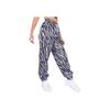 Nike Zebra Print Drawstring Knit Sports Pants Women Bottoms Black DC5292-596