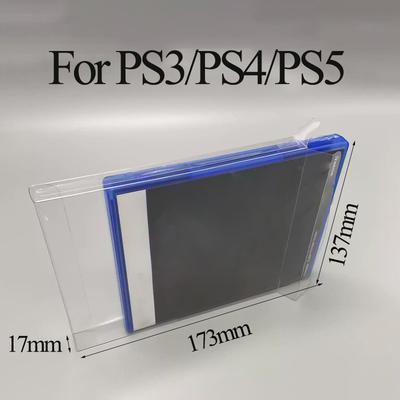 1-5 PCS Transparent Game Card Storage Case For PS5/PS4/PS3 - Storage Dustproof Protective Display Box